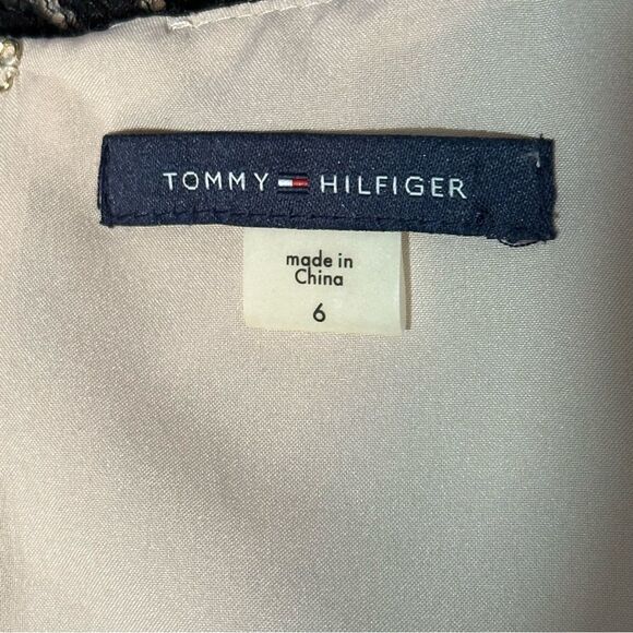 Tommy Hilfiger Black Lace Dress Sleeveless Middle Length Sz 6 NWT - Picture 2 of 13